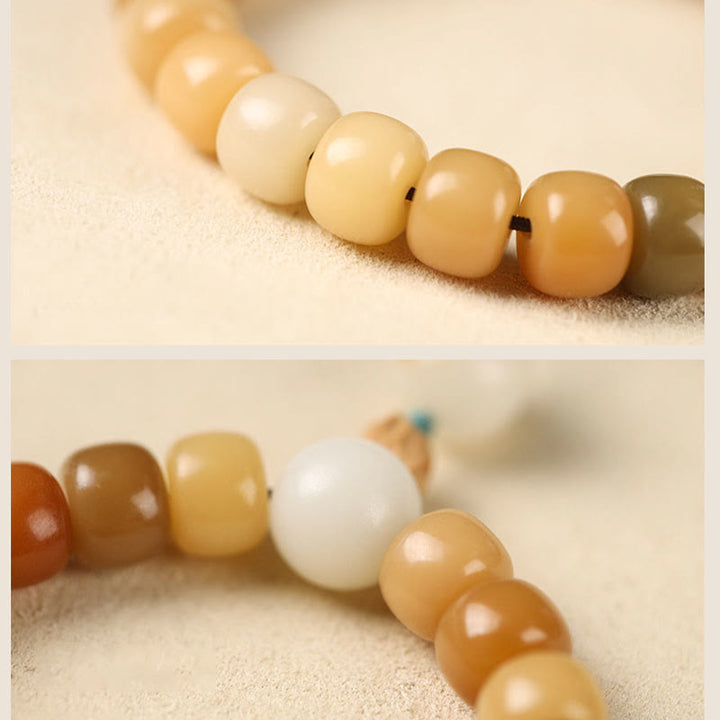 Buddha Stones Natural Bodhi Seed The Lord of the Corpse Forest Om Mani Padme Hum Wisdom Bracelet - image 21