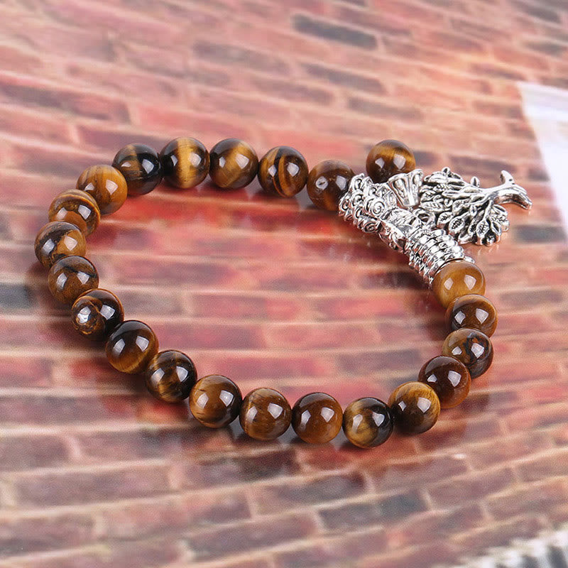 Buddha Stones Natural Gemstone Tree of Life Lucky Charm Stretch Bracelet - image 25