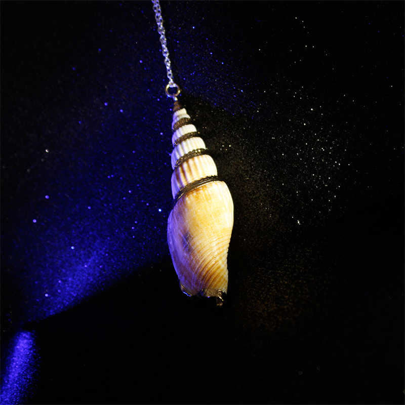 Natural Shankha Conch Shell Seashell Lucky Necklace Pendant - image 8
