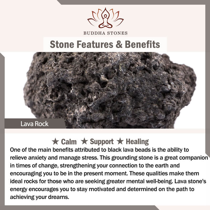 Buddha Stones Lava Rock Stone Rainbow Obsidian Copper Support Healing Bracelet - image 9