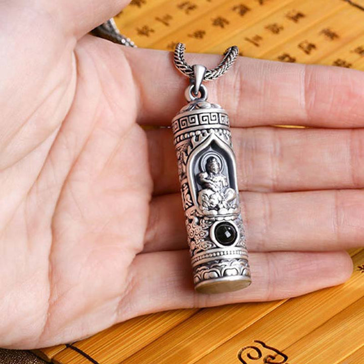 Buddha Stones Chinese Zodiac Natal Buddha Projection Prosperity Necklace Pendant - image 10