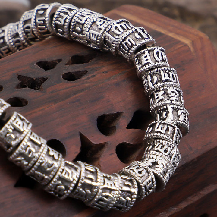 Buddha Stones Handmade Tibetan Mantra Purity Bracelet - image 3