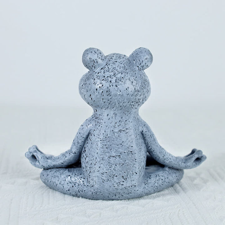 Buddha Stones Meditating Zen Dog Cat Frog Decoration - image 14