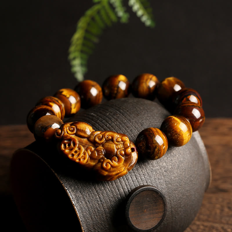 Buddha Stones Natural Tiger Eye Wealth Bracelet - image 3