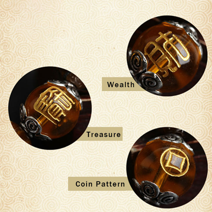 Buddha Stones Tiger Eye Bead Fortune Prosperity Bracelet - image 8