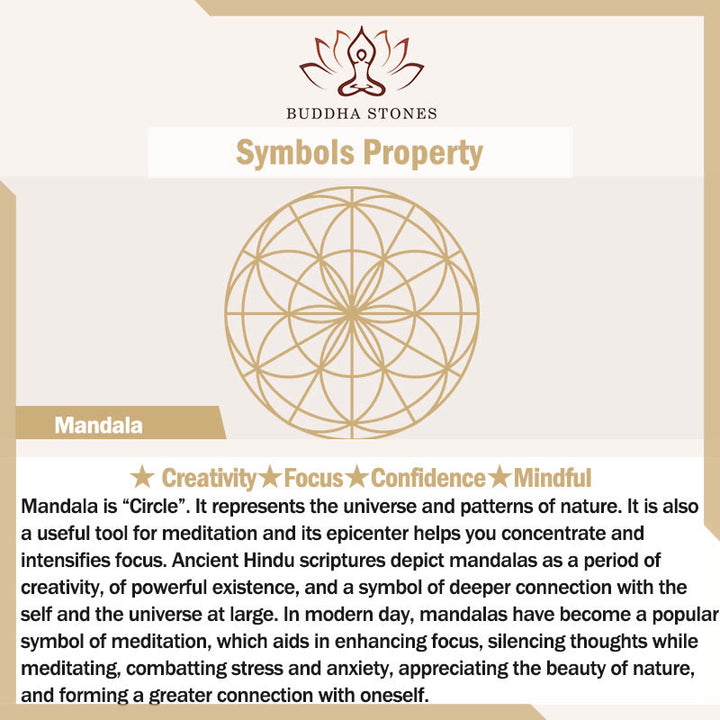 Buddha Stones Tibetan Mandala Mindful Yoga Cork Block - image 19
