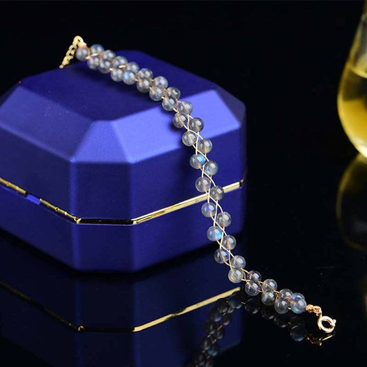 Buddha Stones Natural Moonstone Love Blessing Bracelet - image 6