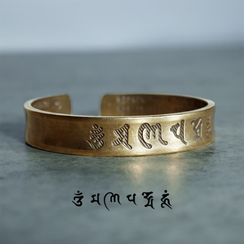 Buddha Stones Tibetan Buddha Mantra Bracelet - image 1