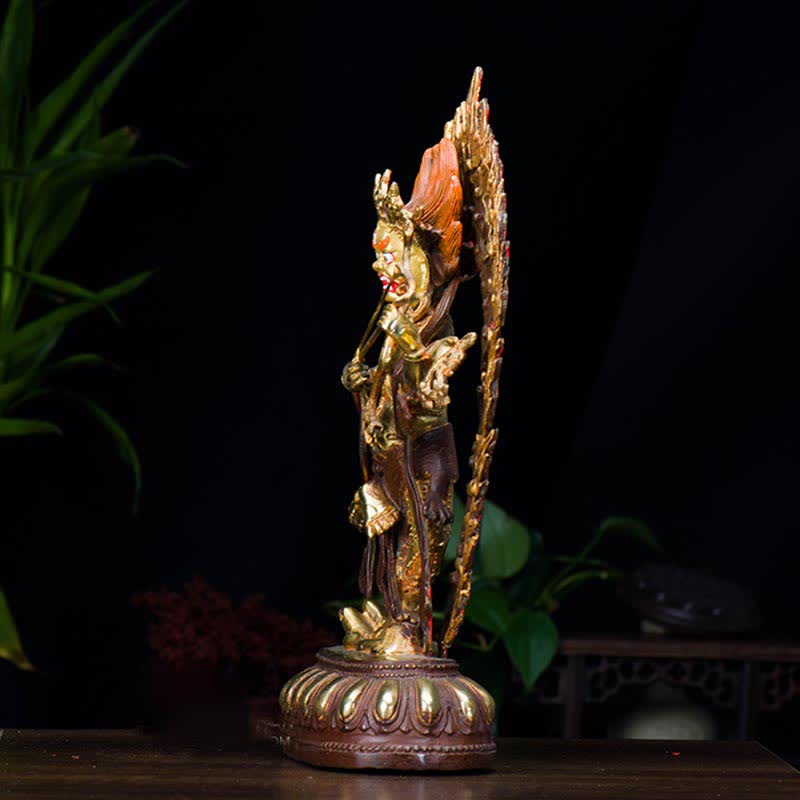 Buddha Stones Kurukulla Buddha Figurine Serenity Copper Statue Home Decoration - image 3
