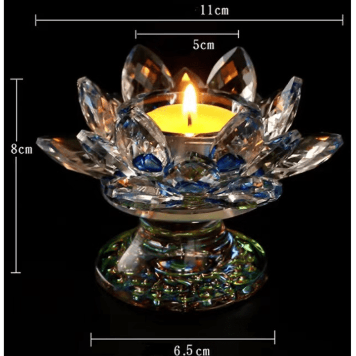 Tibetan Lotus Candlestick Ornament - image 10