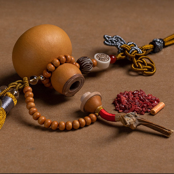 Buddha Stones Feng Shui Coins Gourd Chinese Knot Lucky Coins Five Emperor Money Wealth Tassels Decoration - image 15