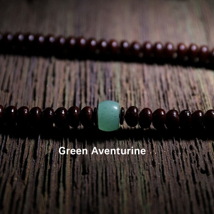 Buddha Stones Natural Tibet 108 Mala Beads Purple Bodhi Seed Three-eyed Dzi Bead Copper Dorje Harmony Bracelet - image 6