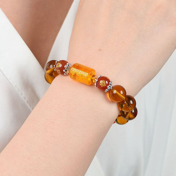 Buddha Stones Natural Citrine Fortune Happiness Bracelet - image 3