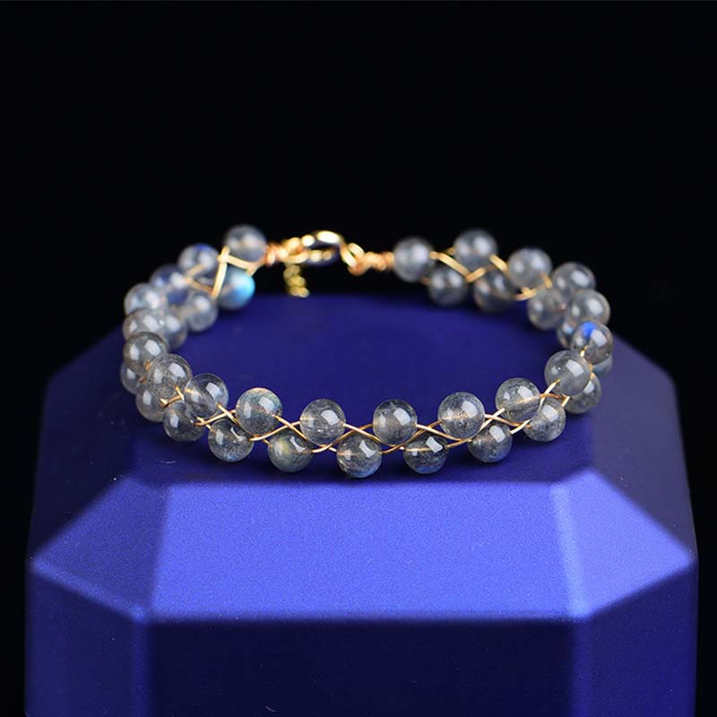 Buddha Stones Natural Moonstone Love Blessing Bracelet - image 5