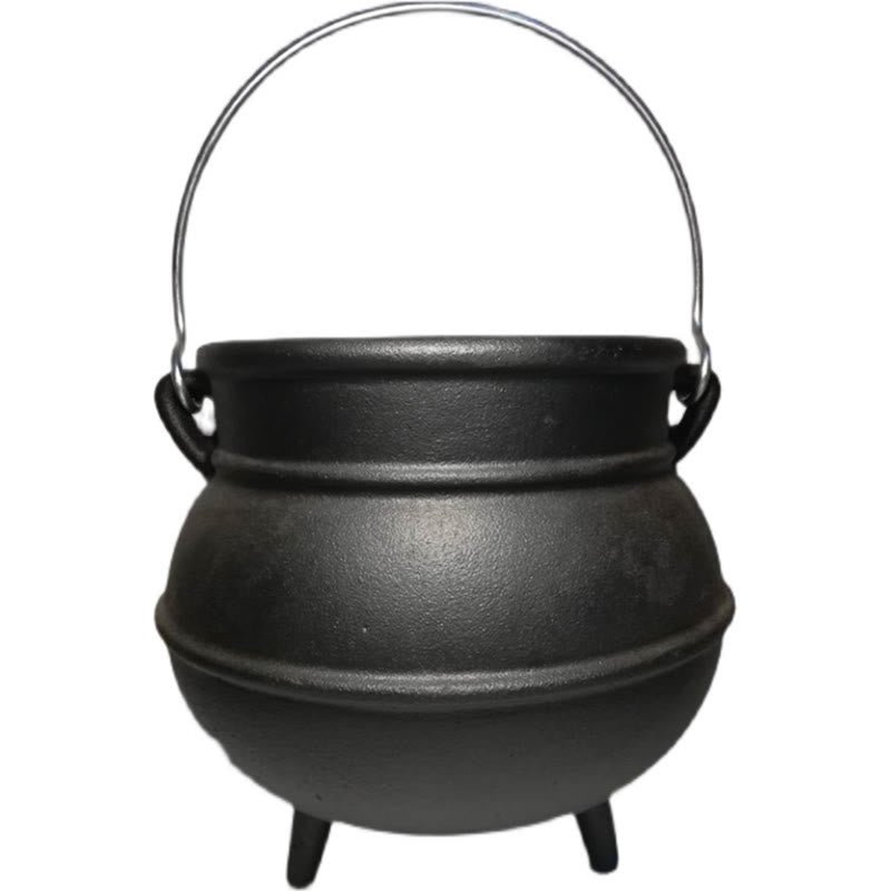 Buddha Stones Cast Iron Cauldron Prayer Altar Burning Holder Incense Sage Smudging Rituals Use Items - Large Incense Burner 18*15.5cm - image 8