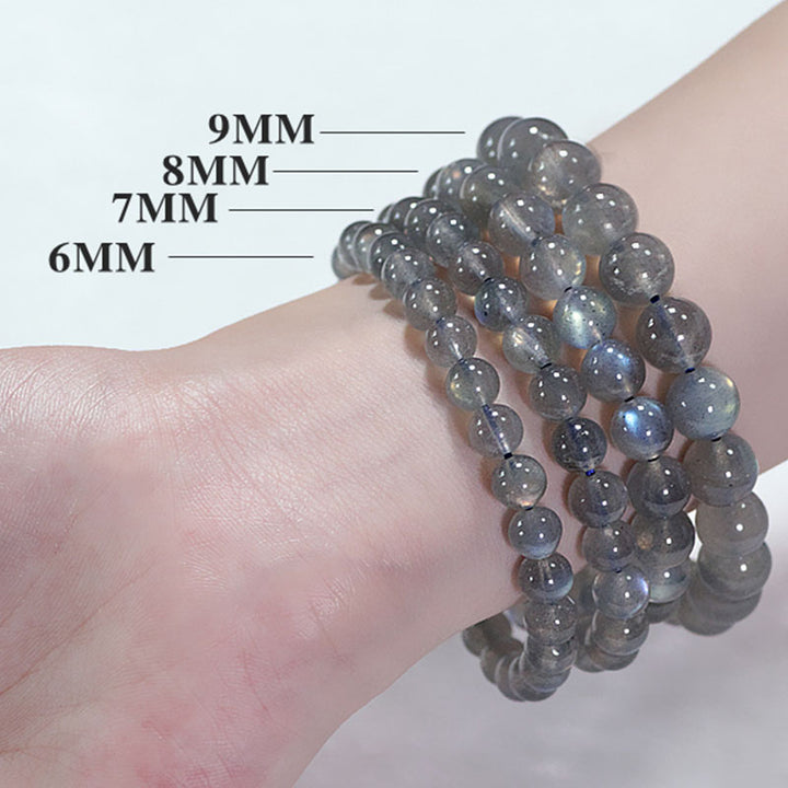 Buddha Stones Natural Moonstone Calm Positive Bracelet - image 5