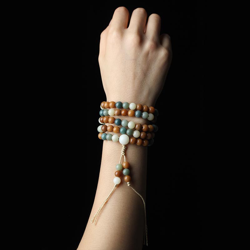 Buddha Stones Bodhi Seed Mala Harmony Wisdom Bracelet - image 9