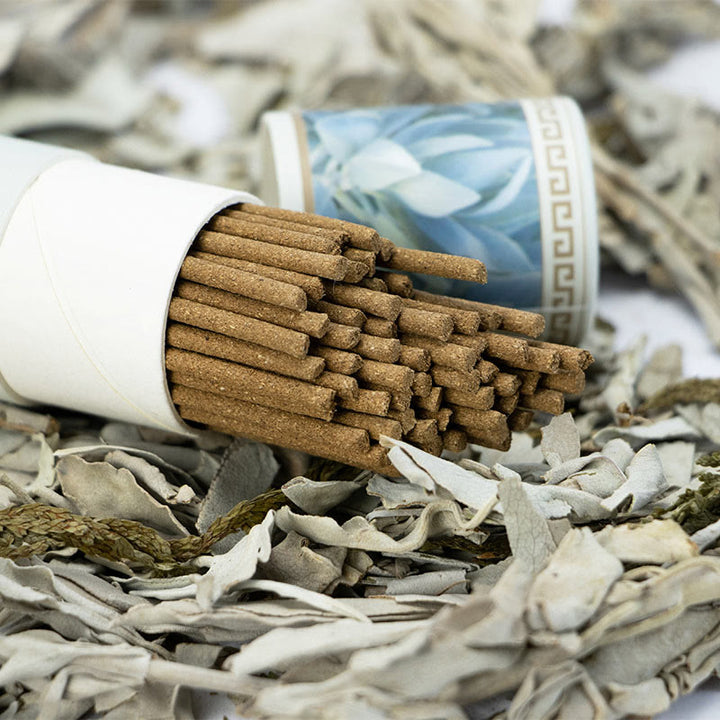 Buddha Stones White Sage Incense Purify Healing Meditation California Sage Incense Sticks - image 1