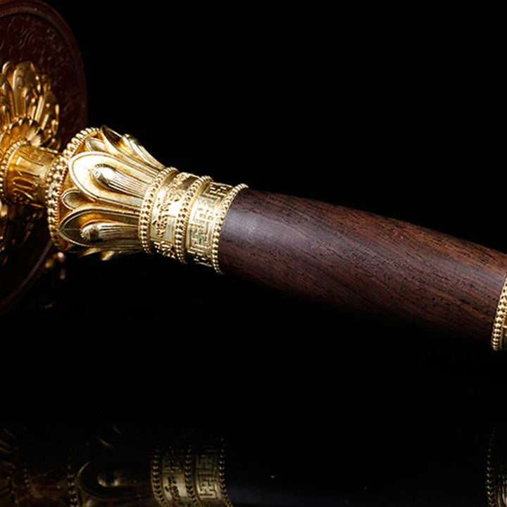 Buddha Stones Tibetan Prayer Wheel Six True Words Copper Balance Decoration - image 7