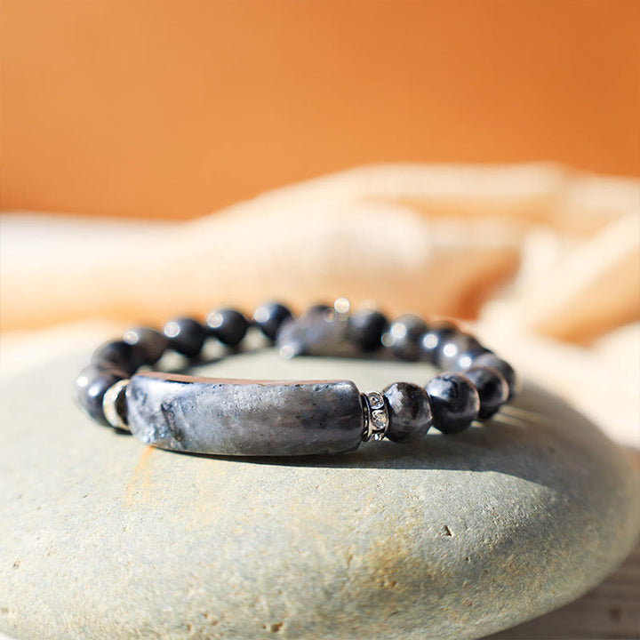 Buddha Stones Natural Quartz Love Heart Healing Beads Bracelet - image 31