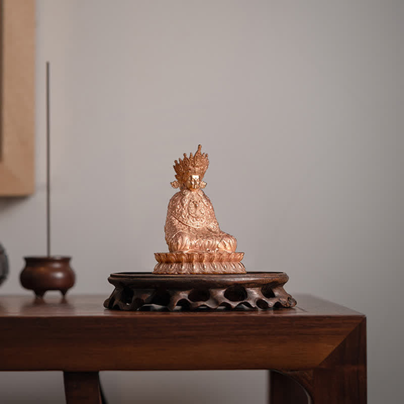 Buddha Stones Shakyamuni Figurine Compassion Handmade Copper Statue Decoration - image 4