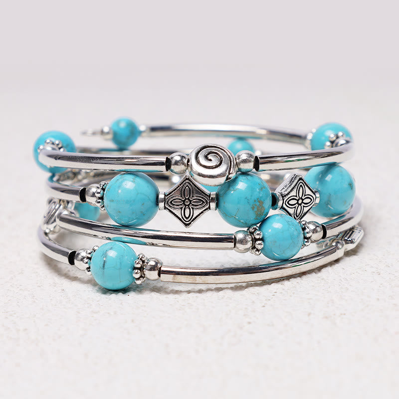 Buddha Stones Tibetan Turquoise Balance Bracelet - 1 - image 0