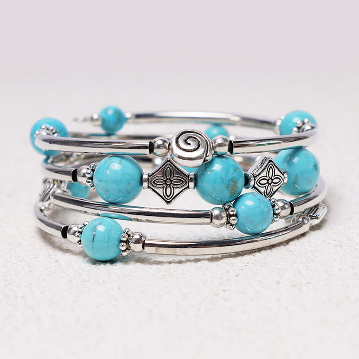 Buddha Stones Tibetan Turquoise Balance Bracelet - 1 - image 0