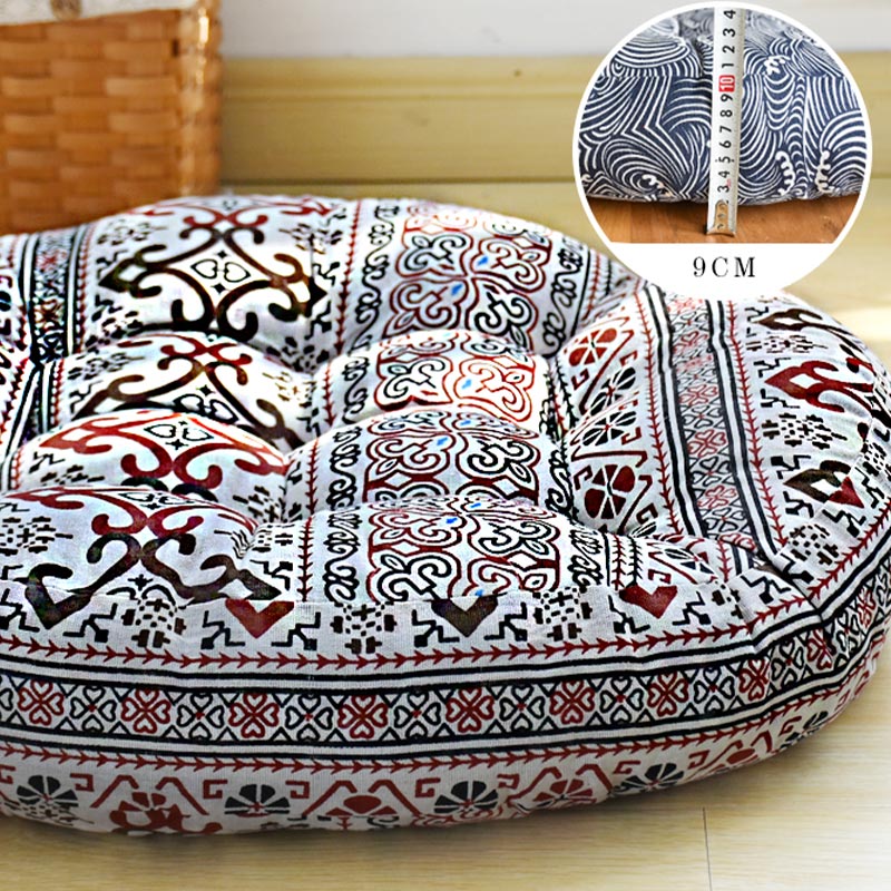 Cotton Linen Meditation Seat Cushion Home Decoration - image 8