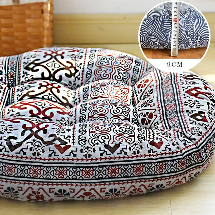 Cotton Linen Meditation Seat Cushion Home Decoration - image 8