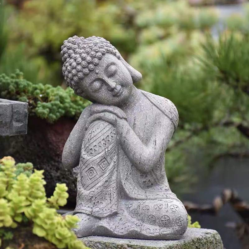 Buddha Stones Tibetan Meditation Buddha Blessing Compassion Serenity Home Decoration - Sleeping Buddha - image 0