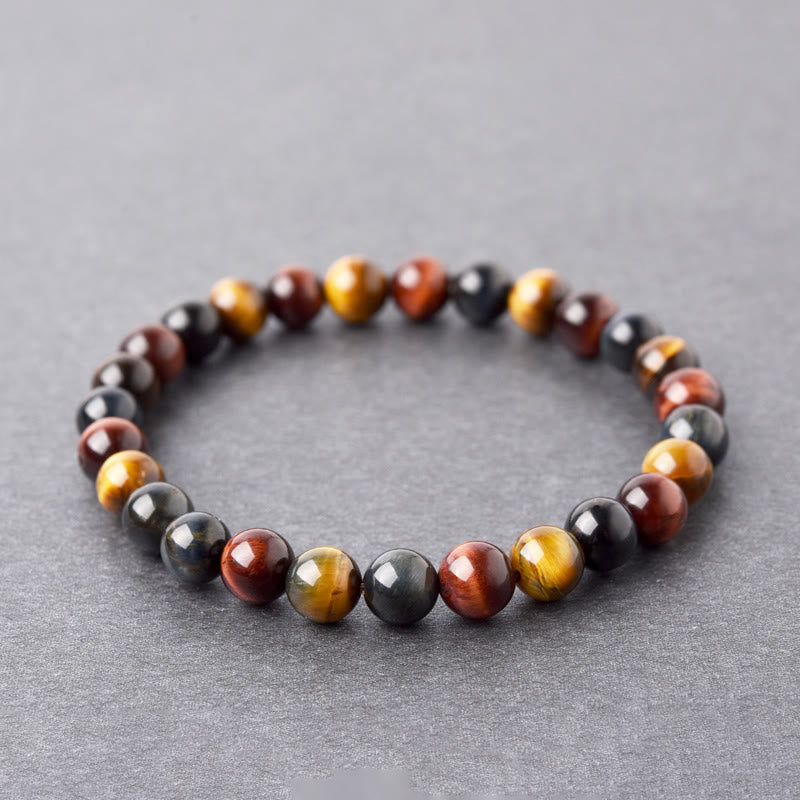 Buddha Stones Natural Tiger Eye Positive Protection Bracelet - image 5