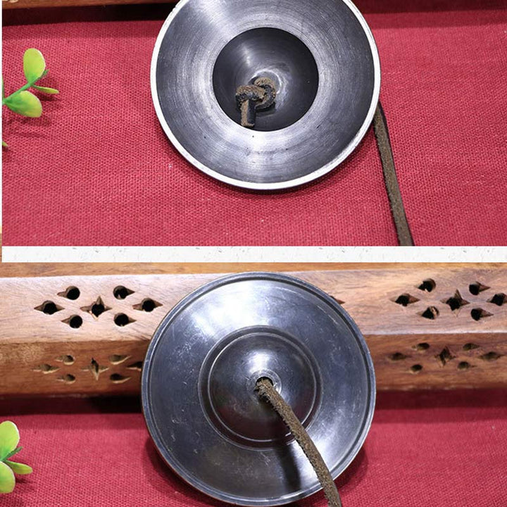 Buddha Stones Tibetan Tingsha Bell Copper Luck Decoration With Bag - image 6