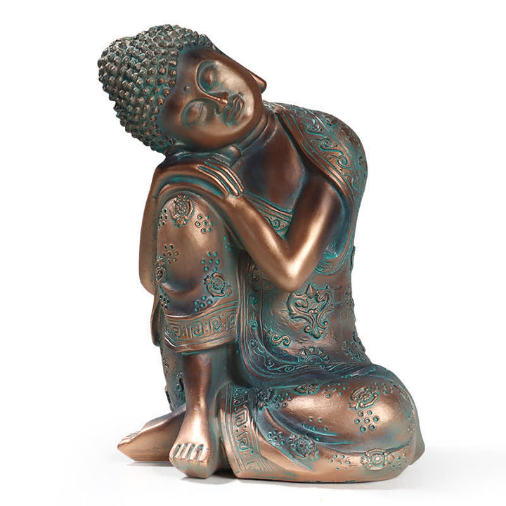 Buddha Stones Tibetan Meditating Buddha Serenity Resin Statue Decoration - image 3