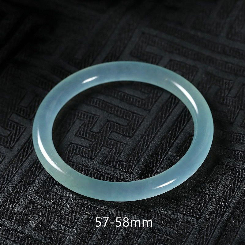 Buddha Stones Natural Jade Healing Blessing Bangle Bracelet - 57-58mm - image 6