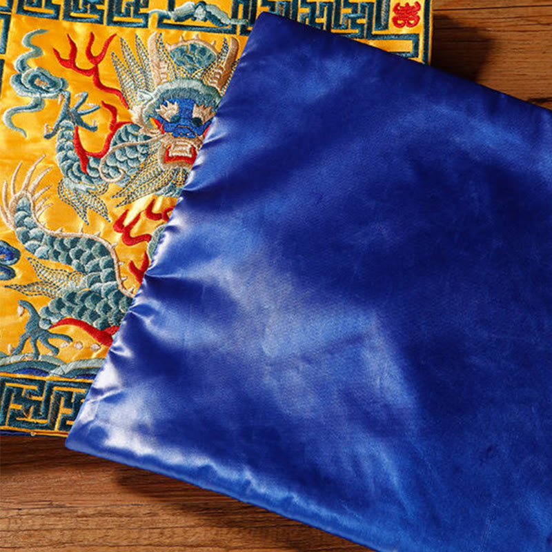 Buddha Stones Crane Phoenix Dragon Kirin Embroidered Cup Mat Pad Tea Cup Coaster Square Kung Fu Tea Mat - image 25