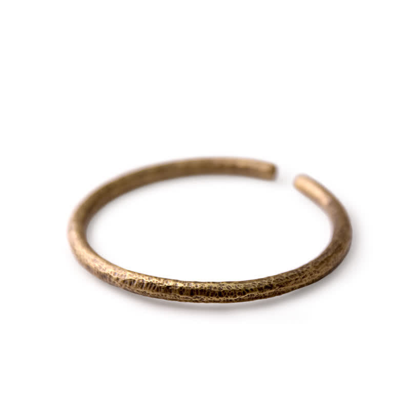 Buddha Stones Rustic Design Copper Balance Adjustable Cuff Bracelet - image 17