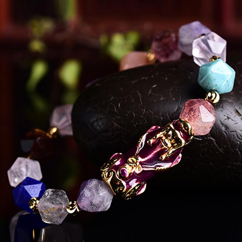FengShui PiXiu Amethyst Luck Bracelet - image 2