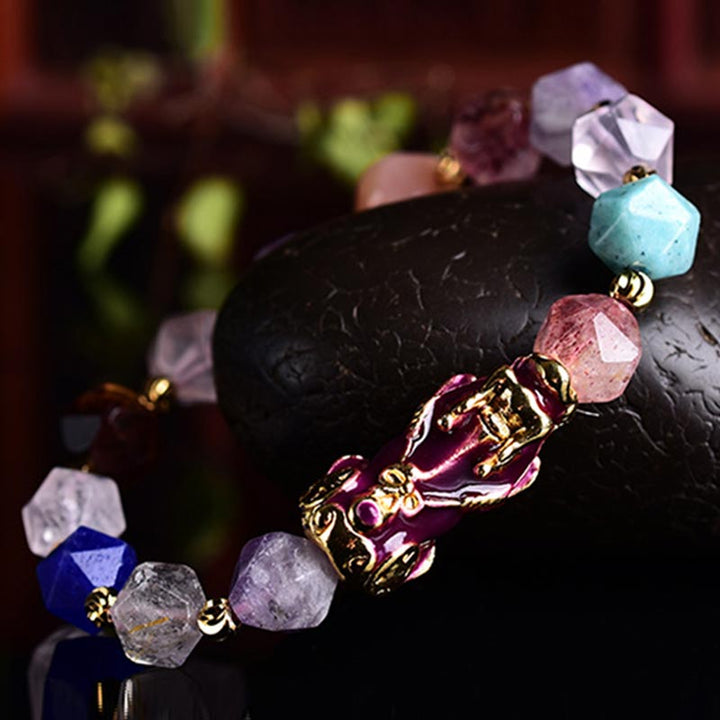 FengShui PiXiu Amethyst Luck Bracelet - image 2