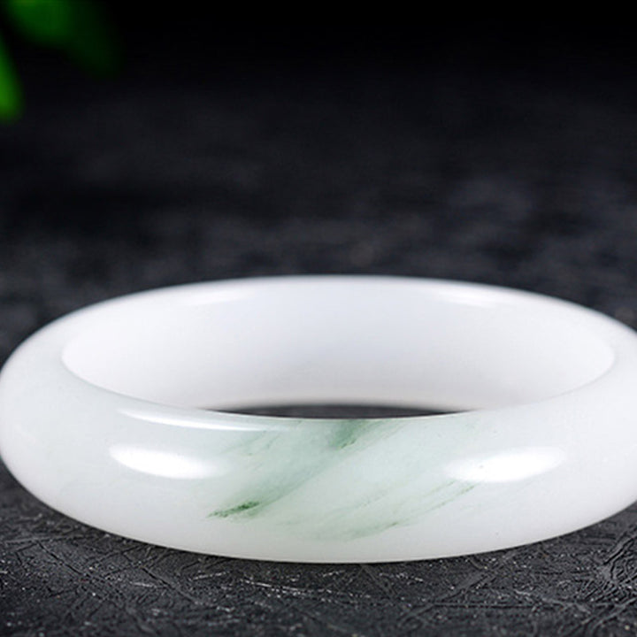 Natural Jade Luck Healing Bangle Bracelet - image 4