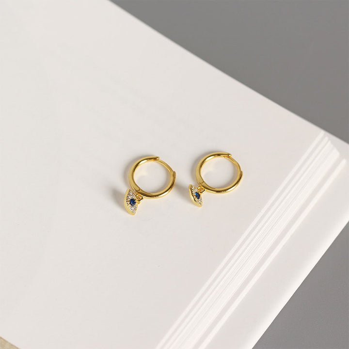 Buddha Stones 925 Sterling Silver Evil Eye Blessing Protection Stud Earrings - image 11