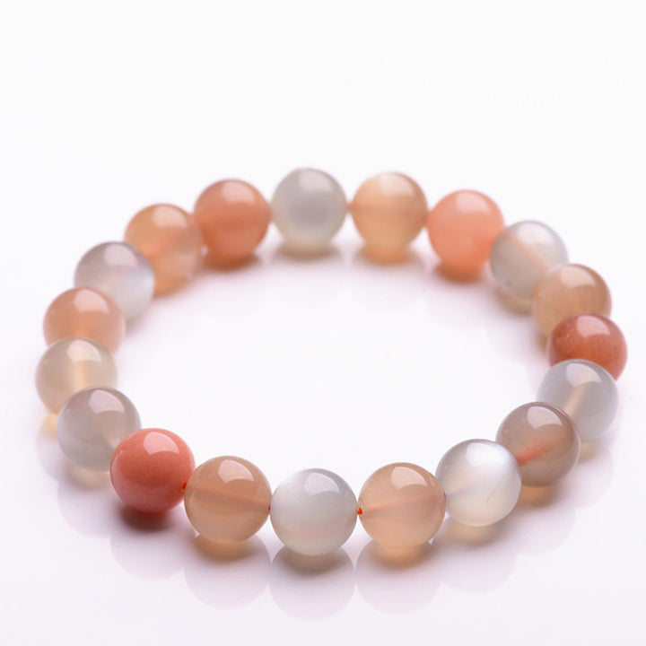 Buddha Stones Natural Moonstone Wealth Positive Bracelet - image 6