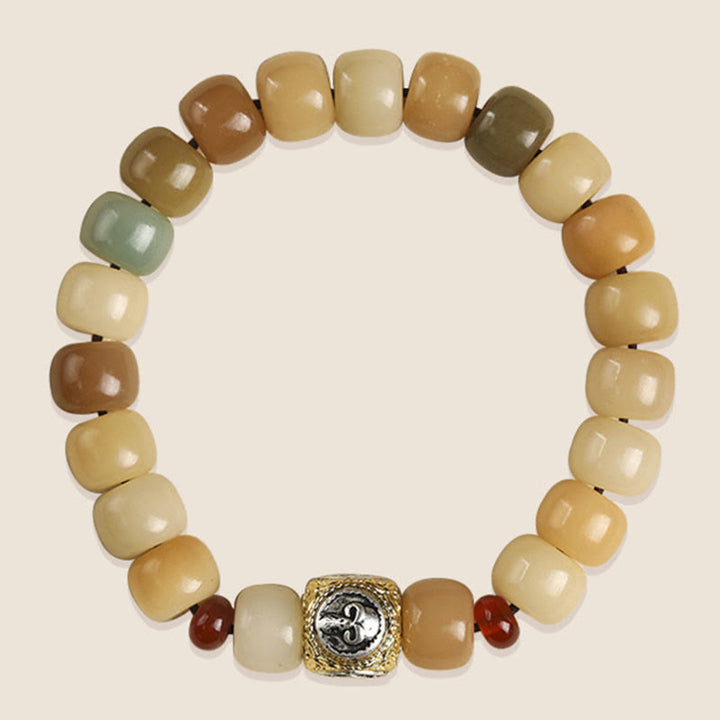 Buddha Stones Natural Bodhi Seed The Lord of the Corpse Forest Om Mani Padme Hum Wisdom Bracelet - image 2