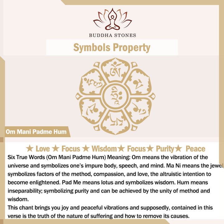 Buddha Stones Tibet Om Mani Padme Hum Protection Necklace Pendant - image 7