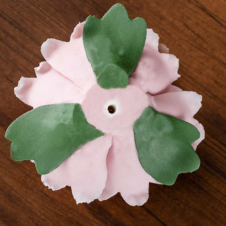 Buddha Stones Tibetan Lotus Blessing Ceramic Stick Incense Burner Decoration - image 6