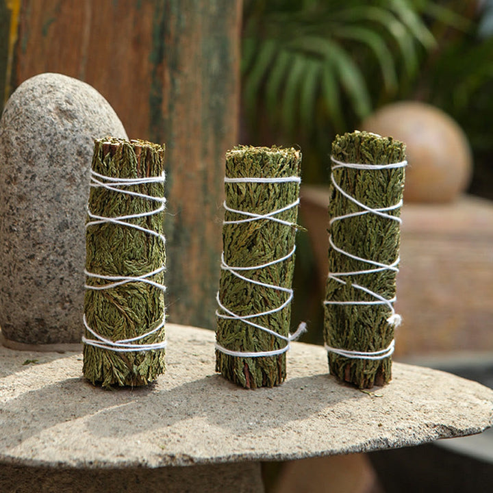 Buddha Stones Cedar Smudge Stick for Home Cleansing Incense Meditation and Rituals Cedar Sticks Incense Wands - image 14