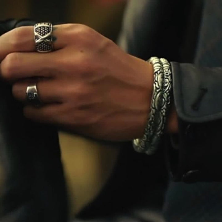 Buddha Stones Dragon Head Carved Luck Bracelet Bangle - image 2