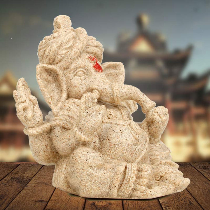 Buddha Stones Ganesh Ganpati Elephant Statue Transformation Home Decoration - image 3