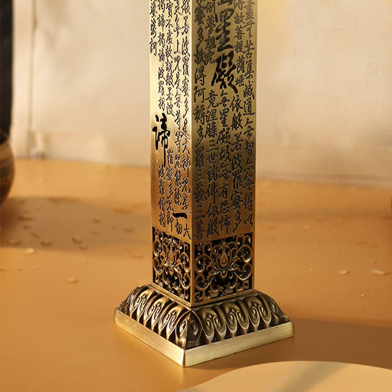 Heart Sutra Alloy Incense Holder Healing Home Decoration Incense Burner - image 5
