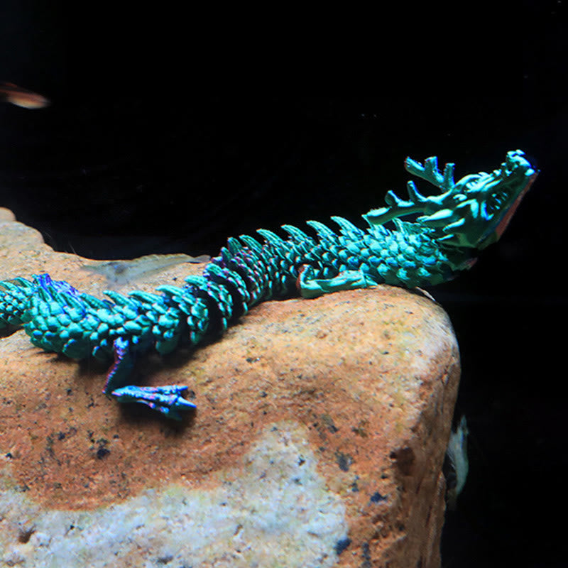 Buddha Stones Feng Shui Dragon Luminous 3D Printed Dragon Luck Success Home Decoration - image 13