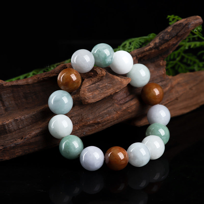 Buddha Stones Natural Jade Healing Protection Bracelet - image 1